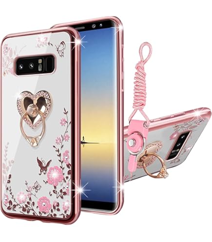 スマホアクセサリー Galaxy note 8 Amazon.com: NZND Case for Samsung Galaxy Note 8 with Ring