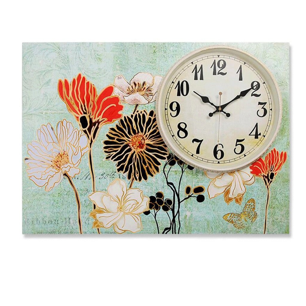 50 Off 装飾的な壁時計リビングルームの時計ベッドルームミュートの絵画の時計 Gaoduzi 色 F F B07fnl86r3f F Studioweb Com