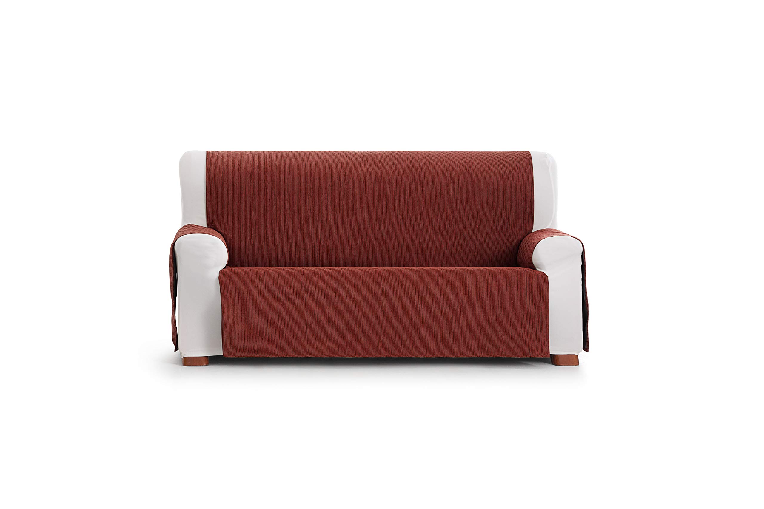 Eysa Waterproof and Breathable Sofa Cover, 65% polyester 35% cotton, Orange, 110 cm