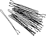 Manicare Kirbigrips Black 5cm Pack of 24 - Waved Bobby Pins for Updos view 7