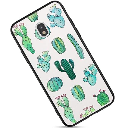 Felfy Kompatibel mit Galaxy J3 2017 J330 Hülle Silikon Handyhülle Ultra Dünn Gel TPU & PC Hybrid Schlanke mit Elegant Muster 