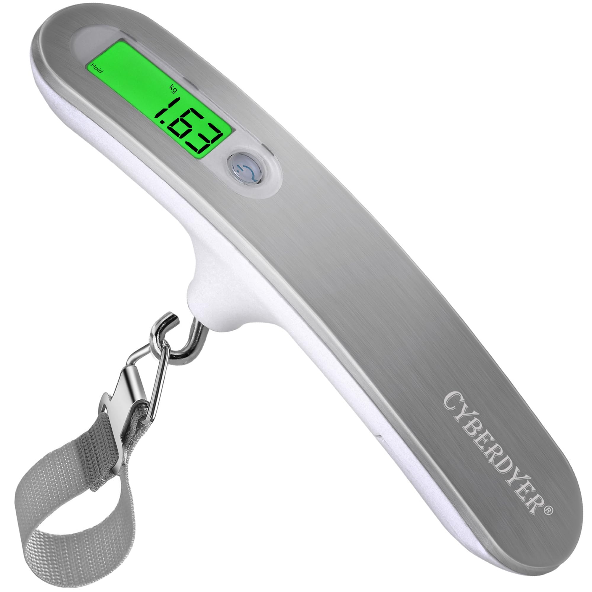 Photo 1 of 110 lbs Luggage Weight Scale Digital High Precision Scale Portable Handheld Scale with g/oz/kg/lb Travel Accessories Scale Luggage Scale Cover Backlit LCD Display (Luggage Weight Scale+ Lanyard)