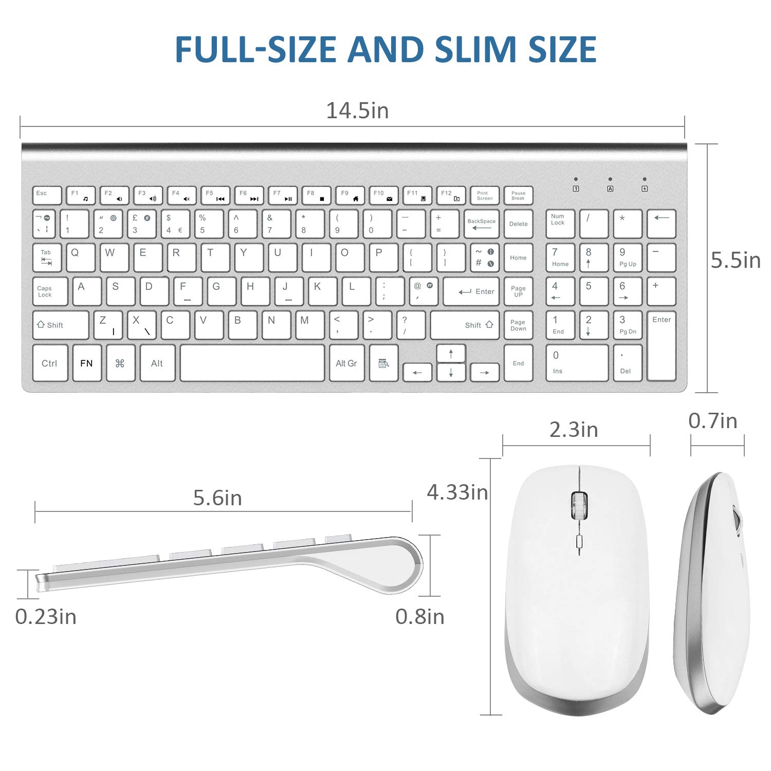 Fenifox Wireless Keyboard And Mouse 2 4g Usb Qwerty Uk Layout Portable Sleek Ergonomic Silent Full Size For Computer Windows Pc Laptop Tv Tablet Rose Gold Keyboards Mice Input Devices Computers Accessories Cate Org