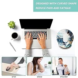Mouse Pad with Wrist Support, Ergonomic Mouse Pad