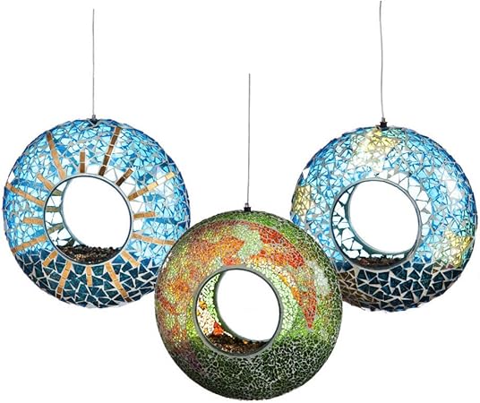 Amazon Com Evergreen Mosaic Circle Feeder Celestial 3 Assorted