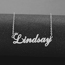 Custom Silver Name Necklace Personalized for