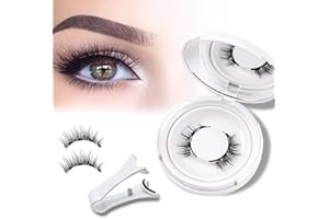 ZEWLSIB Magnetic Eyelashes With Applicato, Can Be Used Repeatedly, Natural Appearance, No Glue Required, Strong And Lightweight, Magnetic Lashes, Easy To Use