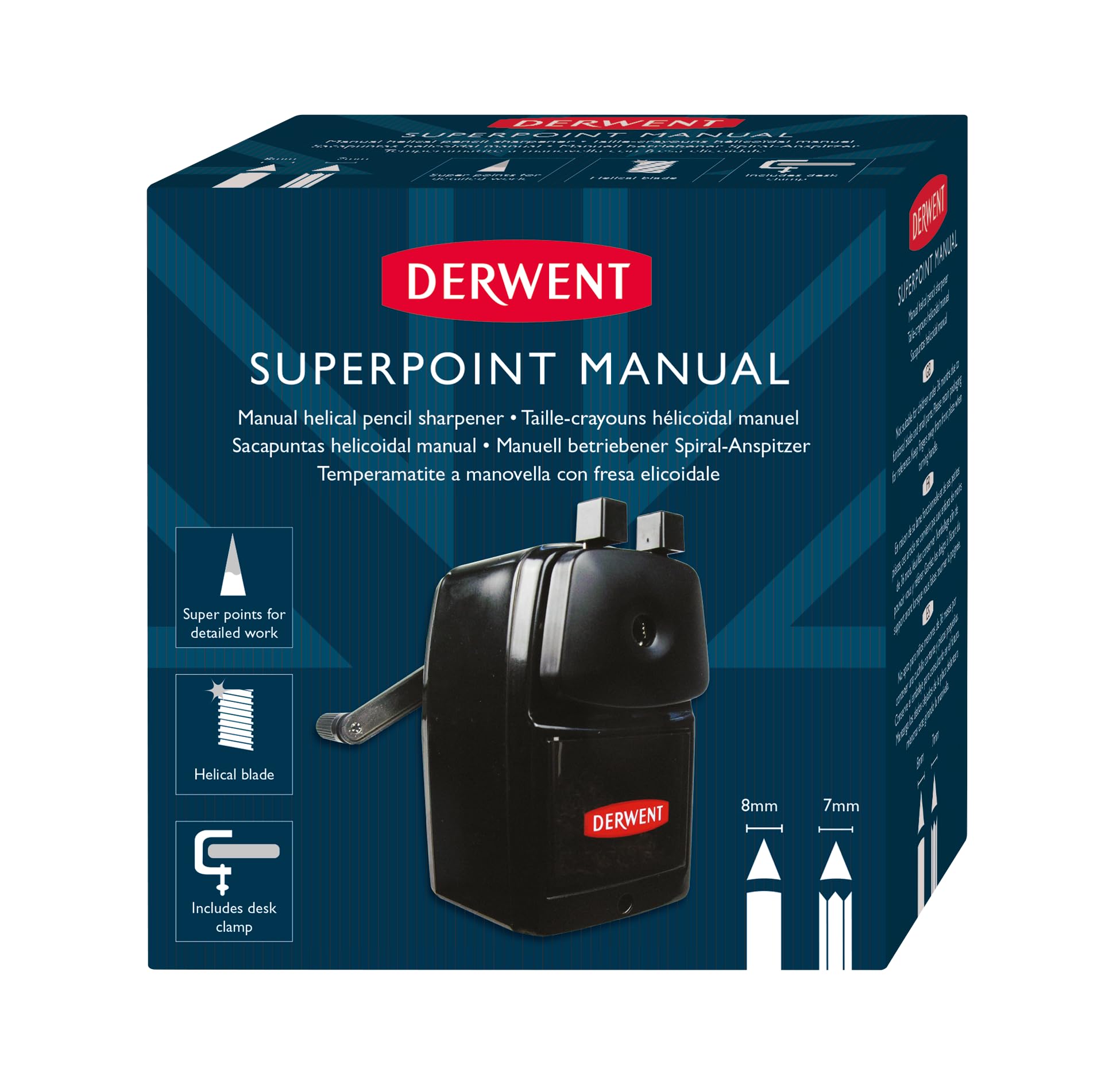 Derwent Super Point Manual Helical Pencil Sharpener (2302001)