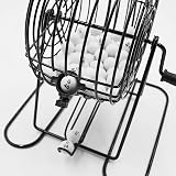 Global Gizmos 50690 Traditional Bingo Set with Cage 75 Balls 18 Cards 150 view 2