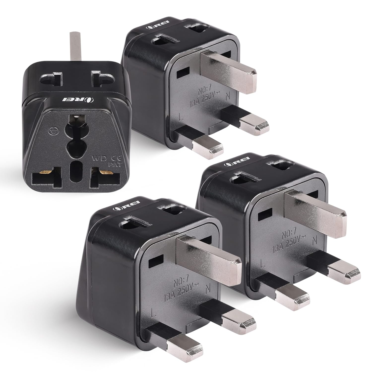 OREI UK, Hong Kong Travel Adapter Plug, Adaptor 2