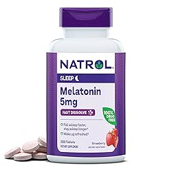 Natrol Melatonin 5mg Fast Dissolve Tablets, Sleep
