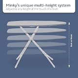 Minky Large Ironing Board 122 x 38 cm Universal Height UK Made view 5