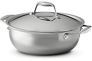 Tramontina 80116/068DS Gourmet Covered Universal Pan, 4-Quart, Stainless Steel