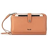 The Sak Iris Smartphone Crossbody Bag in Leather, Convertible Wristlet Purse Design, Nectar