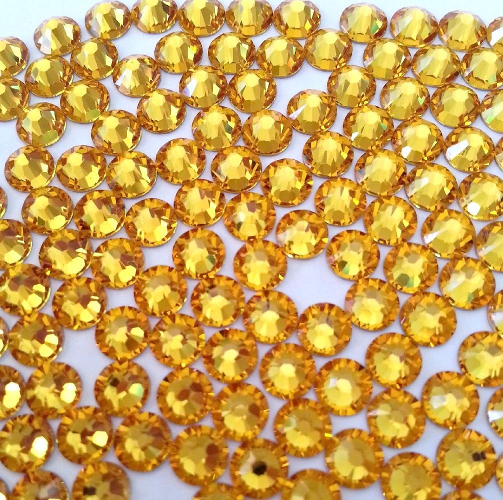 Sunflower Crystal Rhinestones Flatback 144 Swarovski 3.8mm 16ss ss16