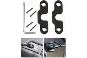 FYWZ for Jeep Wrangler Sun Visor Repair Kit - Steel Sun Visor Clips Reinforcement Bracket Fix Broken Visor Compatible with Jeep Wrangler JL JLU 2018-2024/ Gladiator JT 2020-2024 (2 Pack)