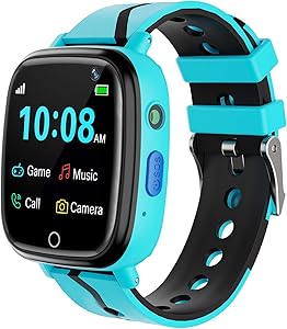 Kids Smart Watch for Boys Girls – Kids Smartwatch with Call 7 Games Music Player Camera SOS Alarm Clock Calculator 12/24 hr Touch Screen Children Smart Watch for Kids Age 4-12 Birthday Gifts