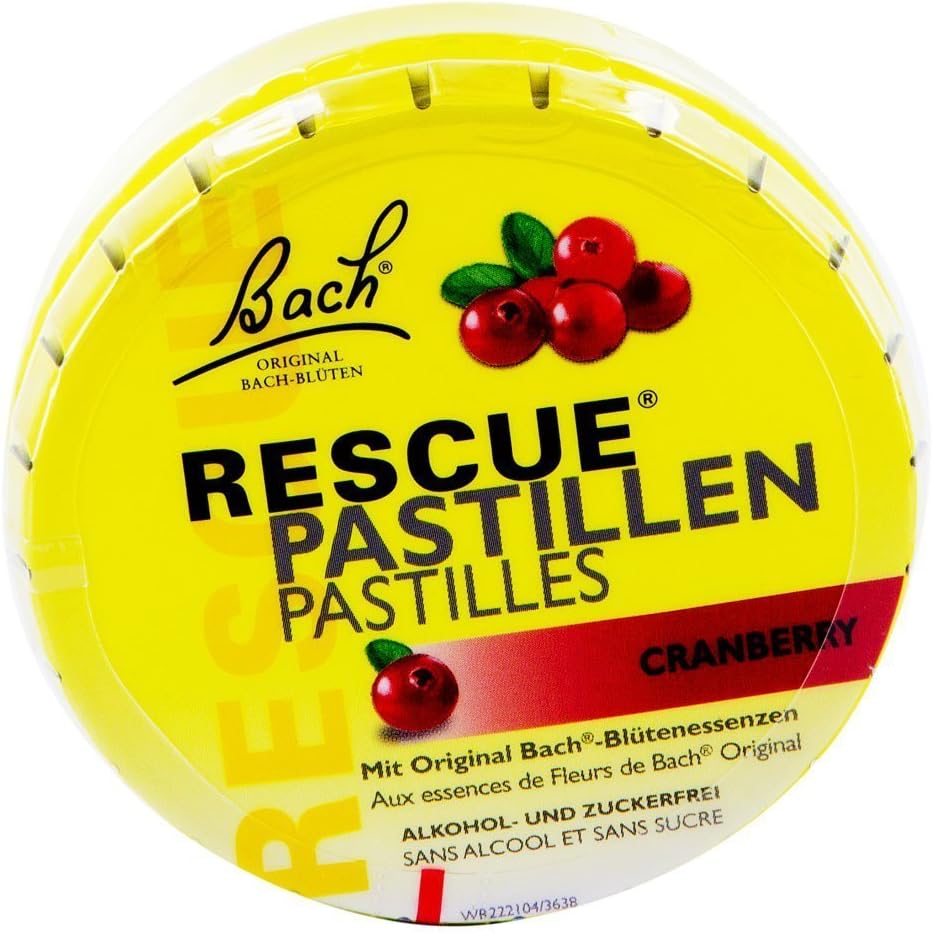 BachOriginal Rescue Pastilles Cranberry 50 G