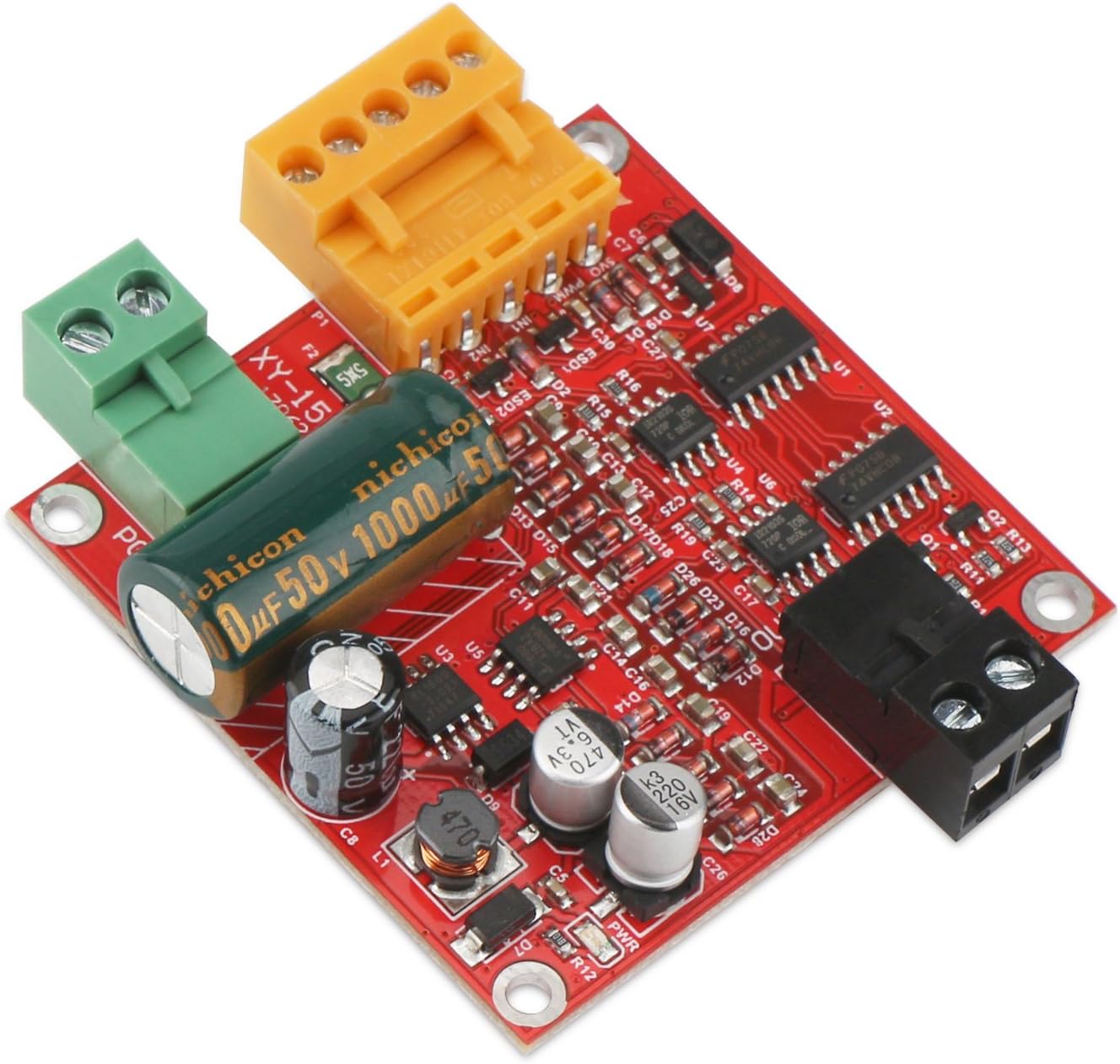 DC Motor Controller, DROK Linear Actuator Control Board, 12V 24V 36V Motor Speed Control, 12A High Power Industrial PWM Electric Motor Drive Regulator Module - - 