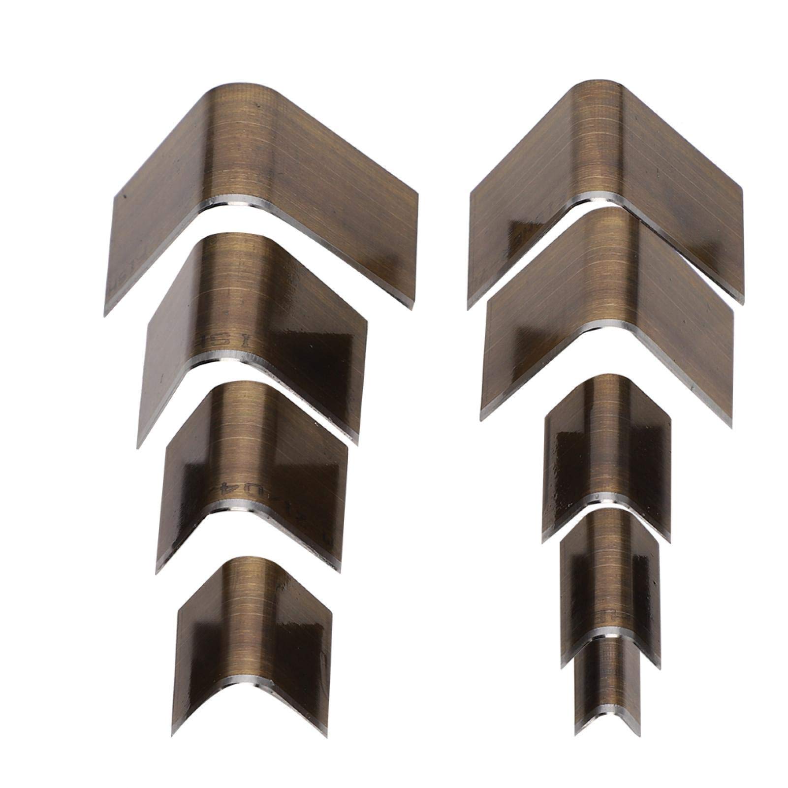 Corner Edge Trimmers Set, V Shape Leather Edge Trimmer Wallet Belt Corner Corner Edge Trimmer Punch Cutting Tool(A29)