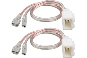 Nulth Front Door Speaker Wiring Harness Adapter Replacement for Hyundai Accent/Azera/Tucson 2005-2021 DashTweeter Speaker Con