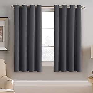 Amazon.com: Blackout Grey Curtains for Bedroom Thermal ... Amazon.com: Blackout Grey Curtains for Bedroom Thermal ... on {keyword}