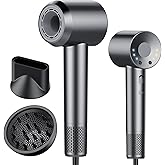 Hair Dryer, 150000 RPM Professional High Speed Ionic Blow Dryer 400 Million Negative Ions