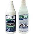 Corroseal Water-Based Rust Converter & Metal Primer Kit, Includes (1) Quart Cleaner & (1) Quart Rust Converter