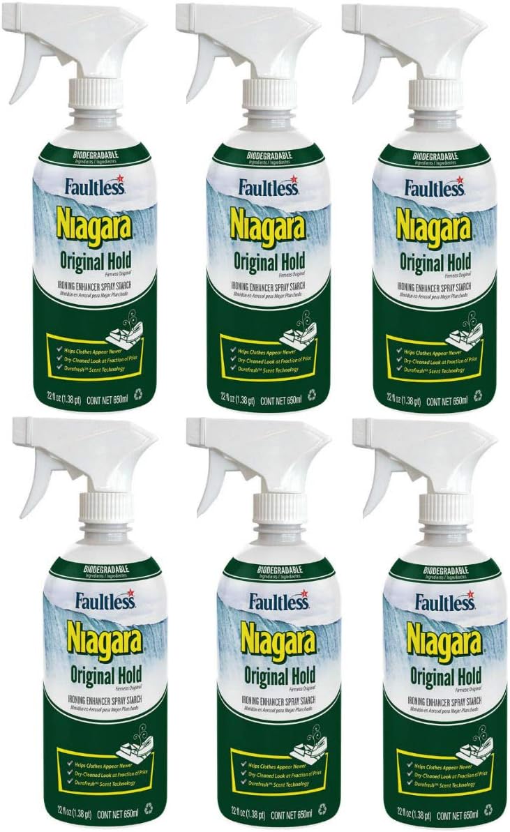 Niagara 8580 22Ounce Non Aerosol Spray Starch Plus, Pack