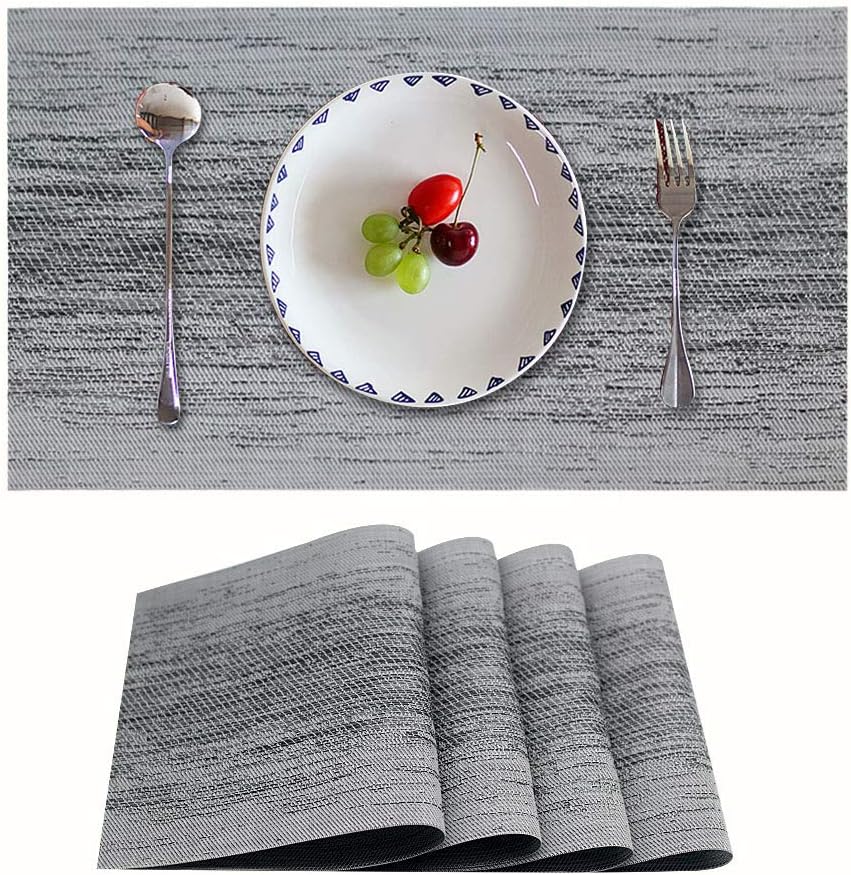 Best Gray Placemats For Dining Table 4