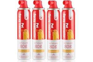 HGFLMR Spray Dog Trainer Corrector 80ml 4 Pack Spray Corrector Spray for Dog to Unwanted Dog Behaviour, Humane Effective- Blue