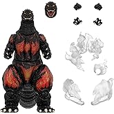 Super7 ULTIMATES! Toho HeiSei Burning Godzilla - 8" Toho Godzilla Action Figure with Accessories - Classic Movie Collectibles and Retro Toys