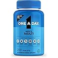 One A Day Multivitamin for Men - Daily Mens Multivitamins with Vitamin D, Zinc, Folic Acid, and B Vitamins, Physical Energy Support, 200 Ct (Packaging May Vary)