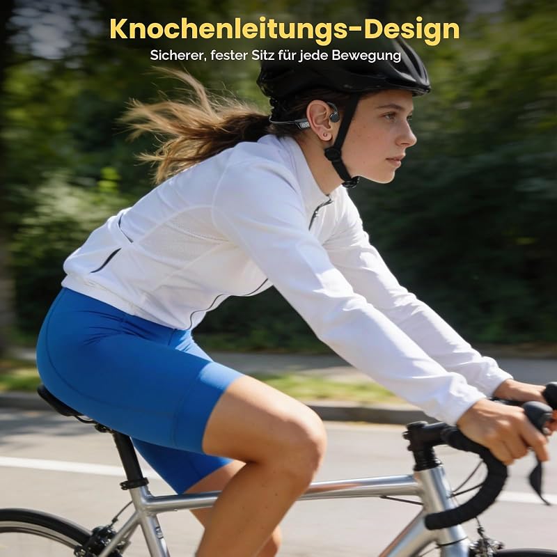 Knochenschall Kopfhörer, Bluetooth 6.0 Open Ear Kopfhörer