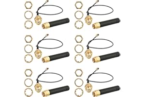 MESHNOLOGY 6PCS LoRa Antenna 915MHz 2dBi U.FL to SMA Connector for ESP32 Lora WiFi Module Development Board IoT (15cm)