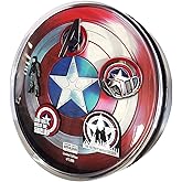 Marvel Studios: The Falcon and The Winter Soldier Metal based and Enamel 5 Lapel Pin Set with 16cm Officially Licensed Circular Window Box. (Amazon Exclusive)