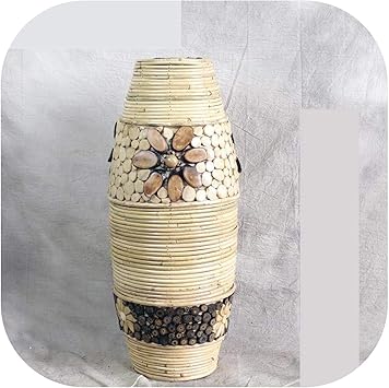 Amazon Com Chinese Large Bamboo Floor Vase Big Living Room