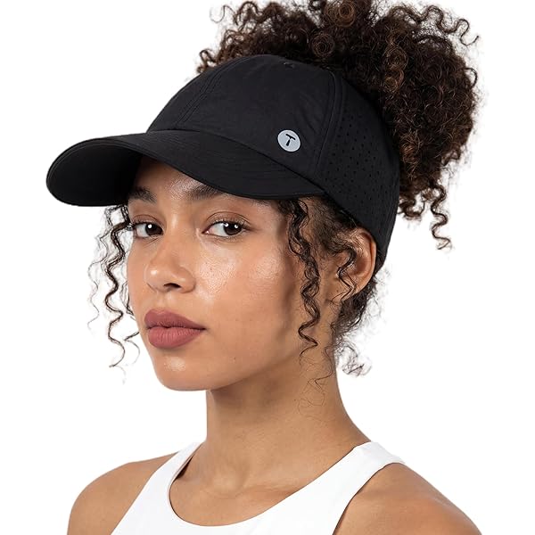 UV50 High Ponytail Baseball Cap - Breathable Cooling Running Golf Hat ChicPony™ Cooling UV50 Ponytail Baseball Cap – TOP-EX main image 4