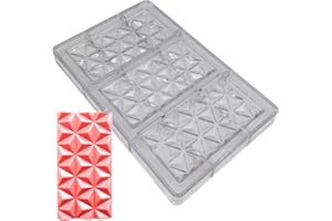 Goldbaking Polycarbonate Pyramidal Bar Chcoolate Mold Large Poly-carbonate Candy Mould