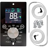 Universal PID Upgrade Temperature Control Board for Pit Boss, Traeger | Z Grills - Replacement Enhanced Component with 2 Responsive Meat Temperature Probes