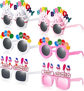 6 Paires Lunettes D Anniversaire Lunettes De Soleil De Fete Joyeux Anniversaire Nouveaute Lunettes Droles Faveurs De Fete D Anniversaire Accessoires De Photomaton Pour Adolescents Adultes Amazon Fr Jeux Et Jouets 6 Paires Lunettes D Anniversaire Lunettes De Soleil De Fete Joyeux Anniversaire Nouveaute Lunettes Droles Faveurs De Fete D Anniversaire Accessoires De Photomaton Pour Adolescents Adultes Amazon Fr Jeux Et Jouets
