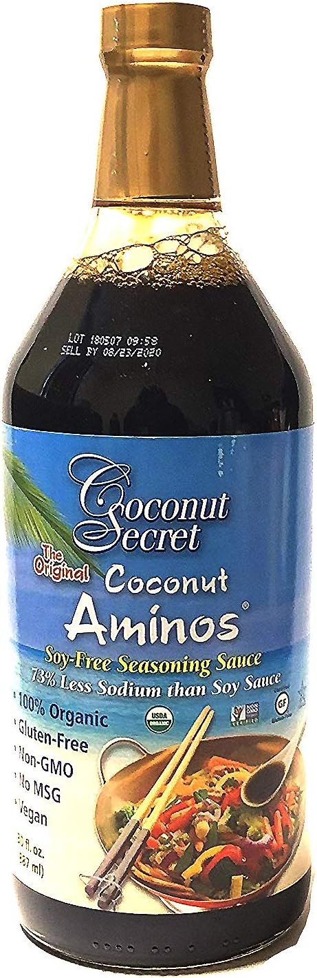 Coconut Secret - Soy Free Seasoning Sauce Coconut Aminos 100% - 30 Fl Oz | Pack of 6