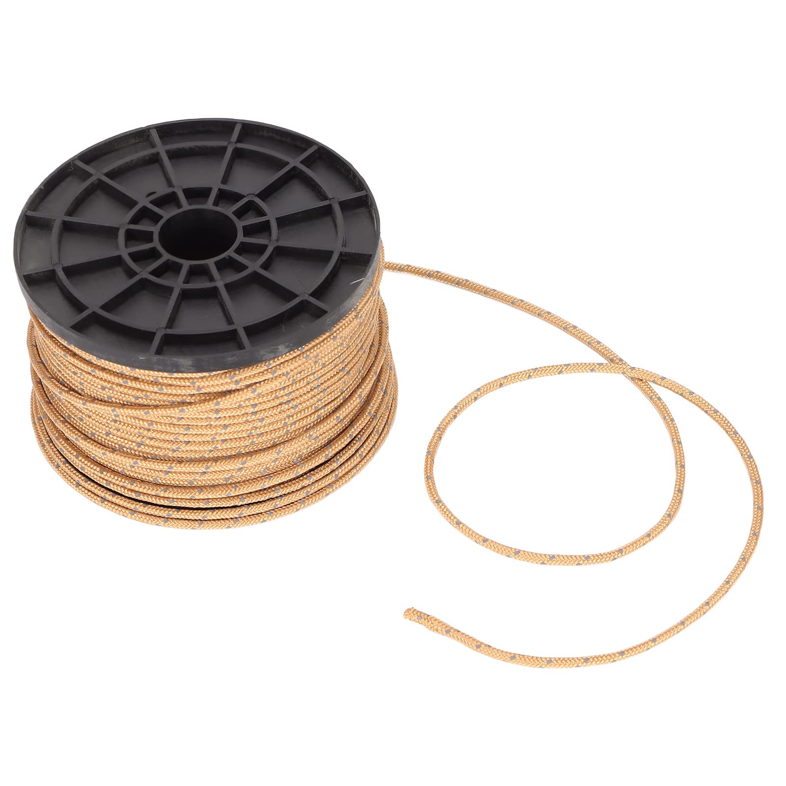 Septpenta 50 Meters Outdoor Guy Lines Tent Cords, Diameter 3.5MM, PP Material, UV Resistant, Smoothing Texture, Reflective Camping Rope for Tent Tarp, Canopy Shelter, Climbing