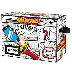 YNSZAS Comic Book Storage, Comic Book Box, 15.8" X