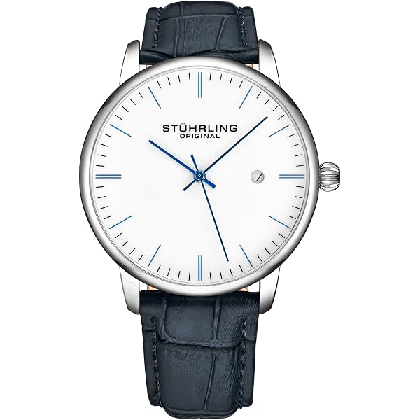 Amazon.com: Stuhrling Original White Watch for Men Analog  display picture 3