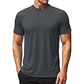 MAGCOMSEN Men's Rash Guard Swim Shirts UPF 50+ Sun Protection Quick Dry Fishing Water Shirts