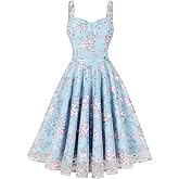 IWEMEK Women Spaghetti Strap Floral Lace Bridesmaid Cocktail Party Dress Cold Shoulder Ruffle Sleeve Wedding Guest Prom Dress