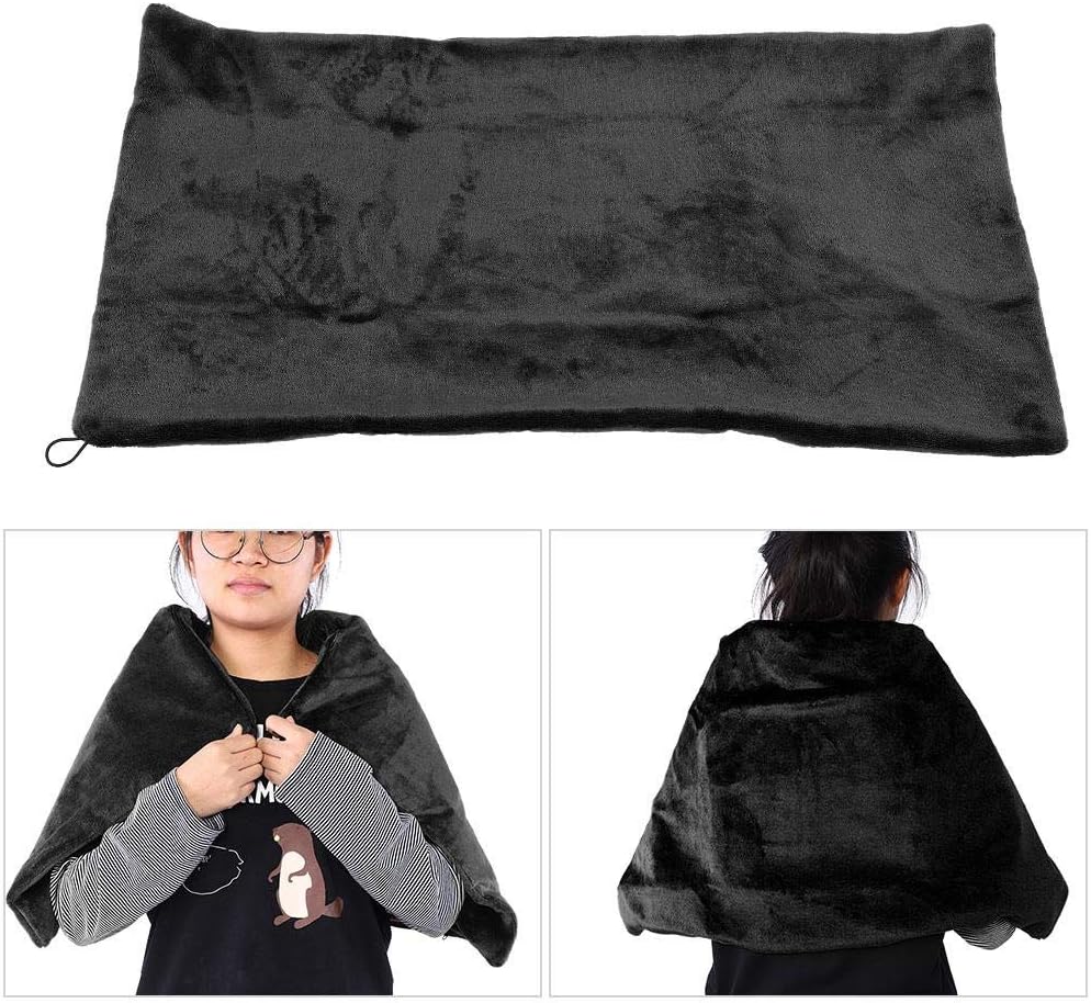 Alomejor USB Heated Shawl Heating Lap Blanket 5V Winter Heating