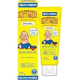 Boudreaux&rsquo;s Butt Paste Original Diaper Rash Cream, 4 Oz | Diaper Cream for Baby, Ointment With Zinc Oxide, Fast Relief, Mild Diaper Rash, Pediatrician-Recommended Brand