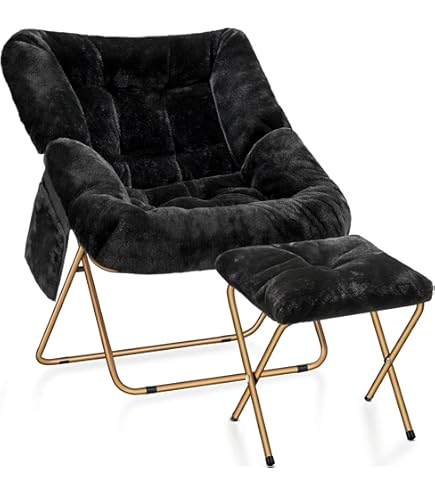 Amazon.com: Kasunpul Comfy Saucer Chair, Foldable Living Room